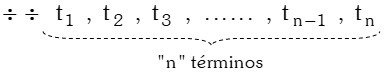 Ejemplo 1 Notación de una Progresión Geométrica