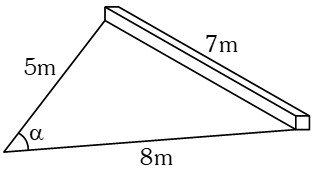 Ejemplo 3 de Resolución de Triángulos Oblicuángulos