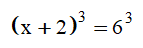 Ejemplo de Ecuaciones Exponenciales Para Exponentes Iguales