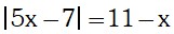Ejemplo de Ecuaciones con Valor Absoluto
