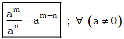 Formula de Cociente de Bases Iguales