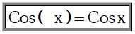 Formula del Cálculo del Coseno