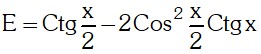 Solución Ejercicio 1 de Funciones Trigonométricas del Ángulo Mitad